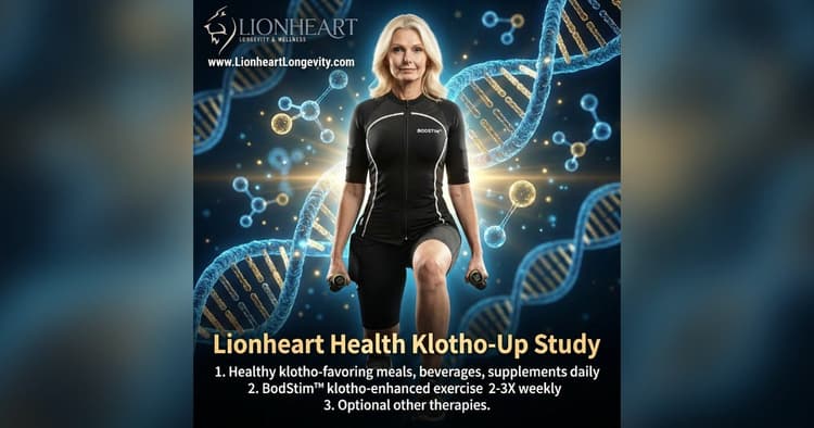 banner image for: Lionheart Health Announces Enrollment Beginning for Lionheart Klotho-Up™ Study