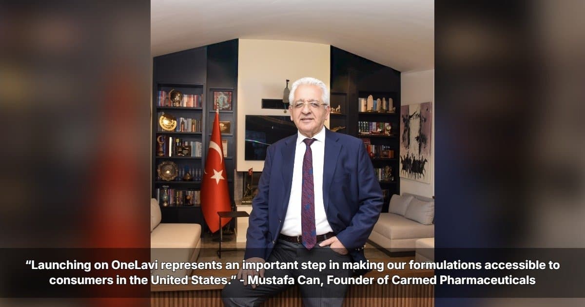 Carmed Pharmaceuticals Launches on OneLavi.com as U.S. Expansion Continues