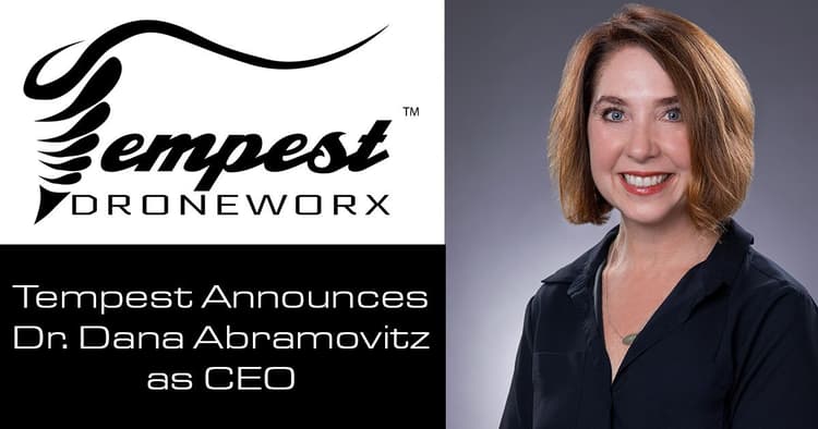 banner image for: Tempest Droneworx Appoints Dr. Dana Abramovitz as CEO Amidst Strategic Growth