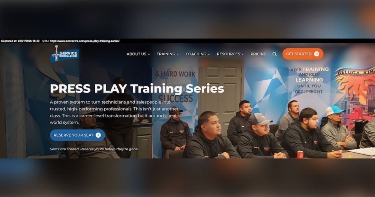 banner image for: Service Excellence: 14 Years of Pioneering Home Service Training with PRESS PLAY