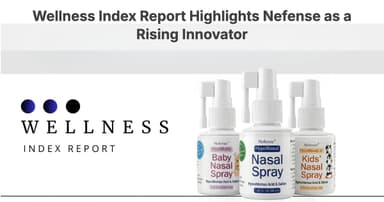 Nefense Recognized as a Leader in Nasal Health Innovation by Wellness Index Report