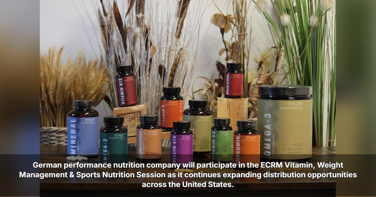 banner image for: TNT Showcases German Sports Nutrition Innovation During September Retail Meetings