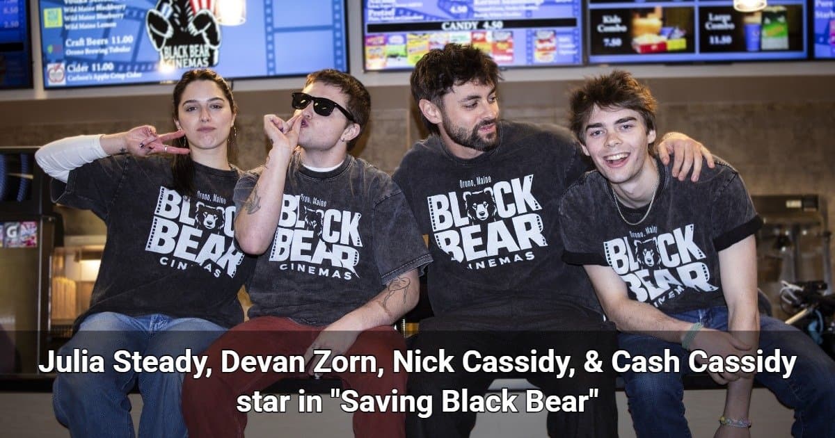 Maine's Cassidy Brothers Debut 'Saving Black Bear' in Local Cinemas