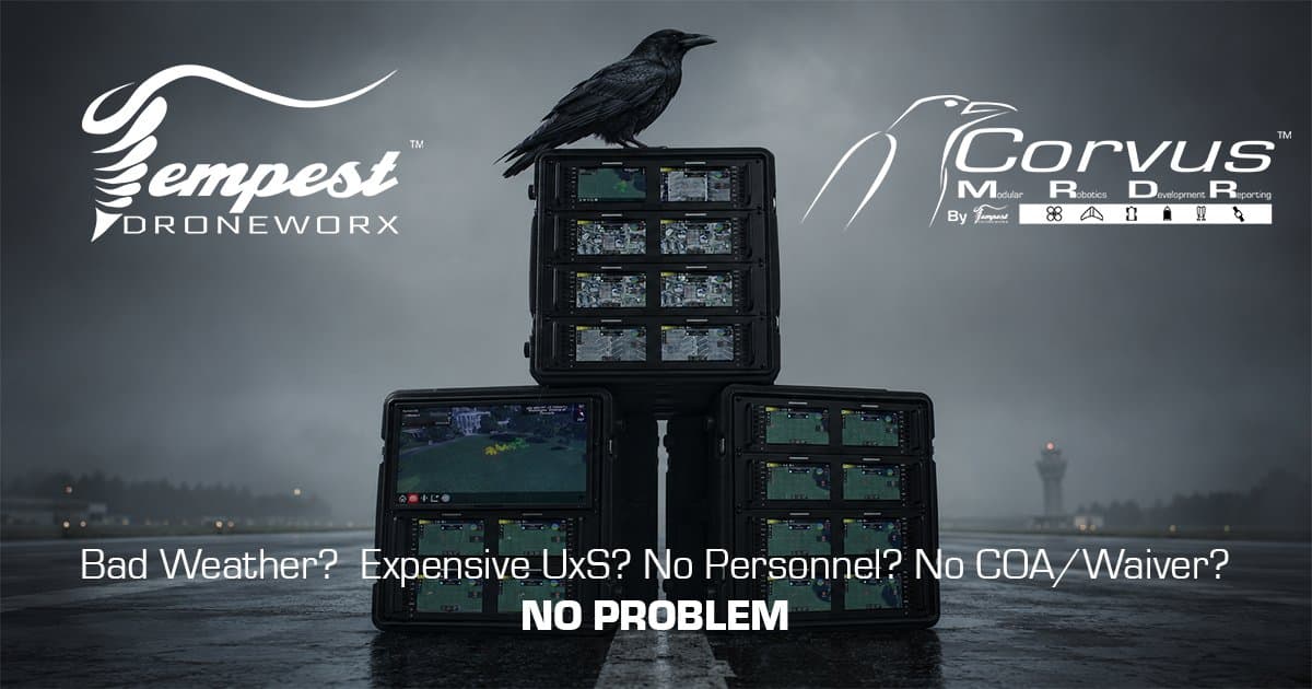 Tempest Droneworx Unveils Game-Changing Corvus MRDR™ for Developers