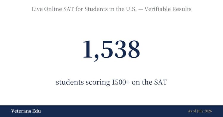 banner image for: Veterans Edu Expands U.S. Time-Zone Live Online SAT Classes for Korean Students Abroad
