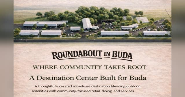 The Roundabout in Buda Marks Construction Milestone With Community Ground Breaking Ceremony