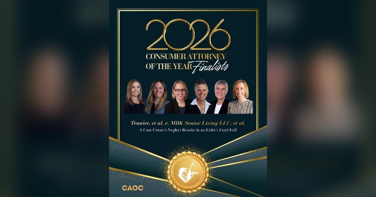 Six Stebner Gertler & Guadagni Attorneys Named Finalists for 2026 Consumer Attorney of the Year Award