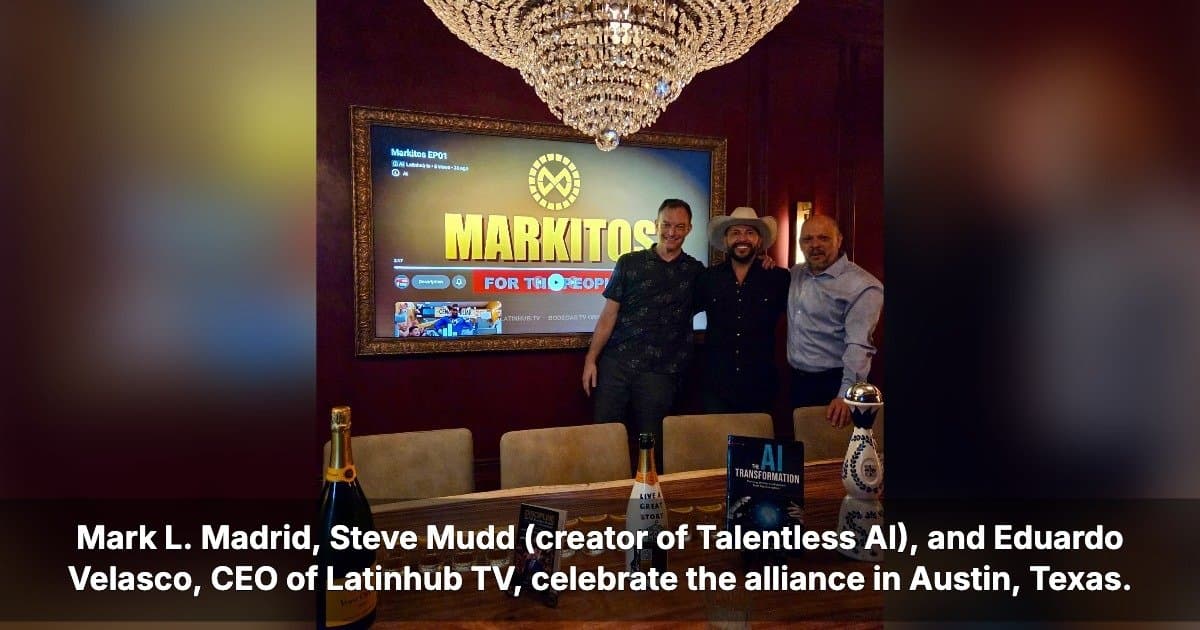 Mark L. Madrid Partners with Latinhub TV to Launch AI-Powered 'Markitos' and Expand Global Reach