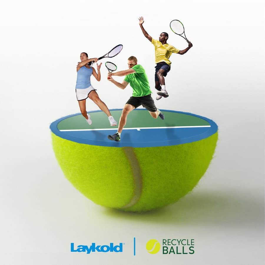 RecycleBalls and Laykold Partner to Create Eco-Friendly Tennis Courts