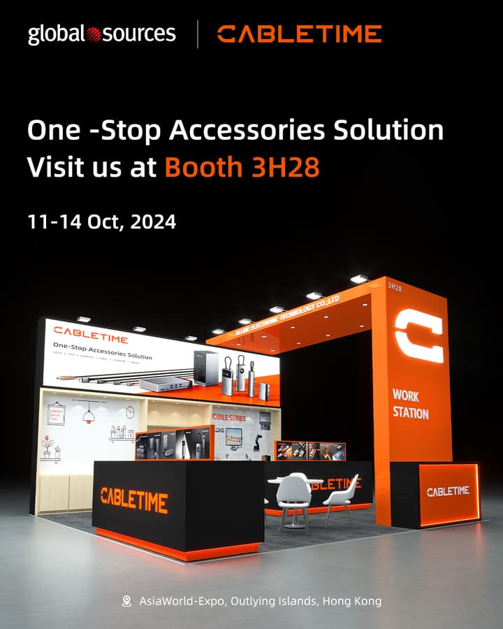 CABLETIME to Showcase Advanced Docking Stations at GITEX 2024 and Global Source Consumer Electronics Autumn Fair