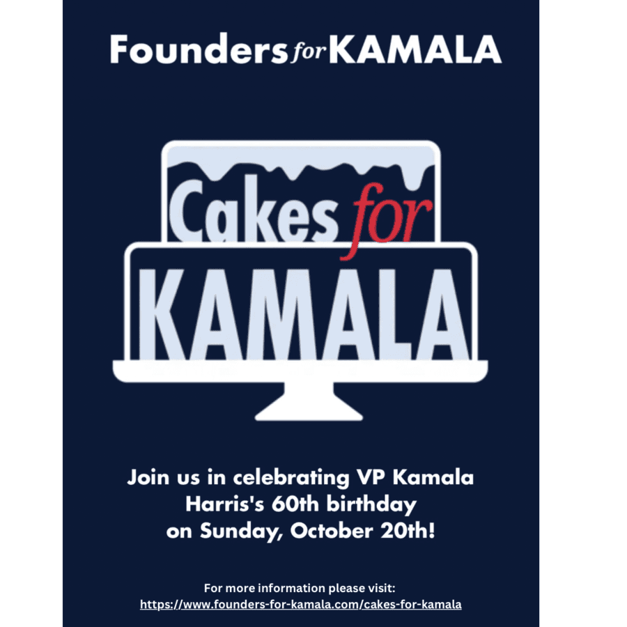 Nationwide 'Cakes for Kamala' Initiative Launched to Celebrate Vice President Harris' 60th Birthday