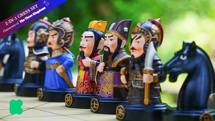 Innovative Chess Set Blends Western and Chinese Strategy Games
