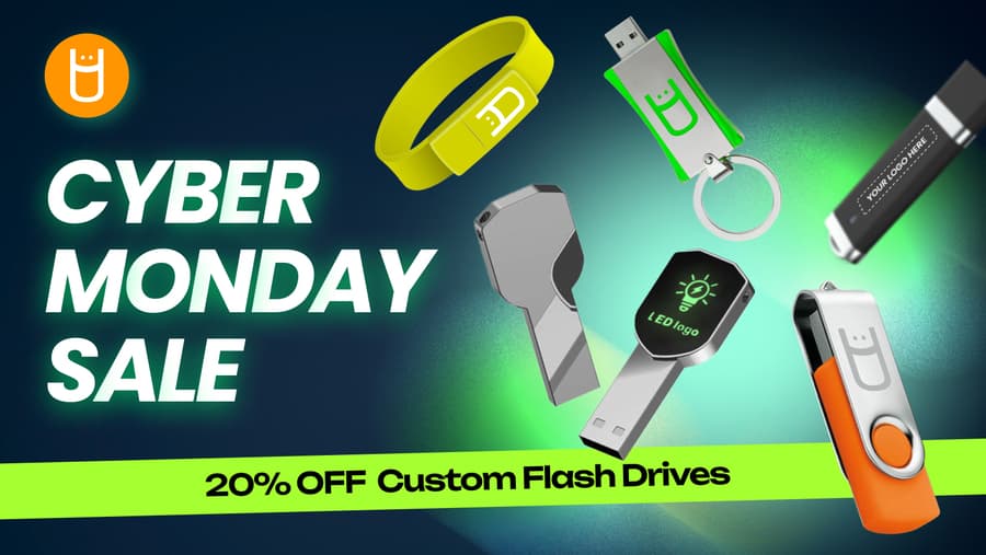 USB Memory Direct Launches Cyber Monday Sale: 20% Off Custom USB Flash Drives